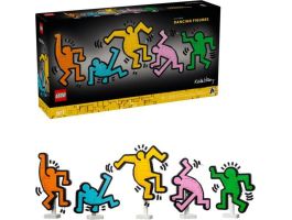 LEGO Art Keith Haring – Táncoló figurák, dekoráció a nappaliba (31216)