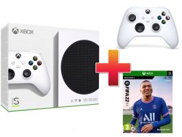 Xbox Series S 512 GB Konzol + FIFA 22 + Fehér kontroller