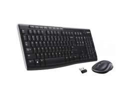 LOGITECH MK270 Vezeték Nélküli Combo Billentyűzet + egér, DE (920-004511)