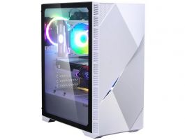 ZALMAN Z3 ICEBERG Üvegfalú Midi ATX PC ház, Tápegység nélkül (Z3 ICEBERG WHITE) fehér