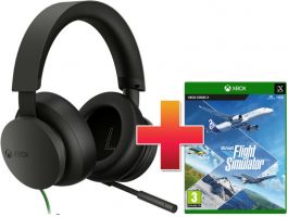 Xbox Series Vezetékes Headset (8LI-00002) + Xbox Series X Flight Simulator