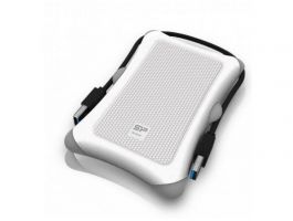 Silicon Power Armor A30 2.5 HDD/SSD ház, 9.5mm-ig (SP000HSPHDA30S3W) Fehér