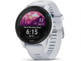 GARMIN Forerunner 255 Music Okosóra (010-02641-31) Whitestone Fehér