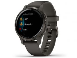 GARMIN Venu 2S okosóra (010-02429-10) sötétszürke, szürke kerettel