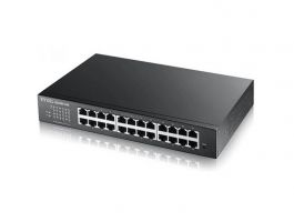 ZYXEL 24x1000Mbps, Fémházas Menedzselhető Switch (GS1900-24E-EU0103F)