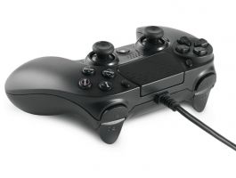 Spartan Gear Hoplite vezetékes kontroller - PS4 kompatibilis, fekete