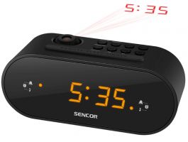 Sencor SRC 3100 B órás rádió projektoros (35048702) fekete