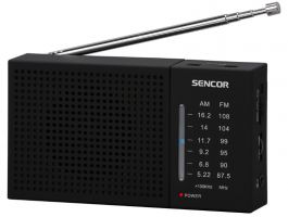 Sencor SRD 1800 FM/AM zsebrádió (35053031) Fekete