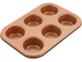 Lamart LT3091 Copper 6 részes muffin sütőforma (42003842)