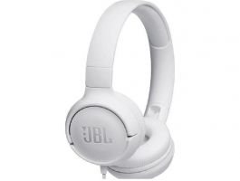 JBL Tune 500 Wired on-ear headphones, Fehér (JBLT500WHT)