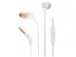 JBL Tune 110 In-Ear Headphones (T110WHT) Fehér