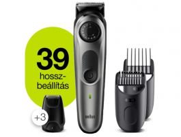 Braun BT5365 szakállvágó (10AS490118) ezüstmetál