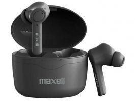MAXELL Bass13 SYNC UP TWS vezeték nélküli fülhallgató mikrofonnal, fekete (304489.00.CN)