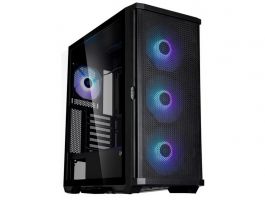 ZALMAN Z10 PLUS RGB tápegység nélkül Midi ATX PC ház, Fekete