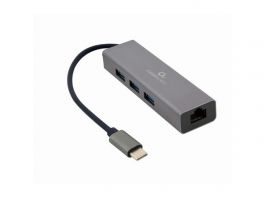 GEMBIRD Gigabit ethernet Adapter + USB HUB (A-CMU3-LAN-01)