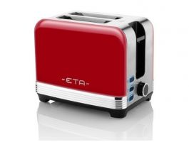 Eta Storio retro kenyérpirító (9166-90030) ezüst-piros