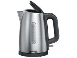 Braun WK1500BK Vízforraló 2200W 1,7 liter Ezüst