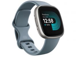 Fitbit Versa 4 Okosóra (FB523SRAG) Kék/Ezüst