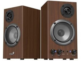 GENIUS 2.0 Hangszóró Jack 16 Watt Fa színű (SP-HF500B)
