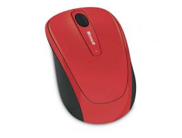 Microsoft Wireless 3500 egér Piros (GMF-00195)