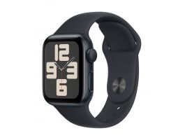 Apple Watch SE2 v2 (2023) GPS 40mm (MR9Y3QH/A) ÉJFEKETE ALUMÍNIUMTOK, ÉJFEKETE SPORTSZÍJ - M/L