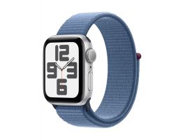 Apple Watch SE2 v2 GPS 40mm (MRE33QH/A) EZÜST ALUMÍNIUMTOK, TÉLKÉK SPORTPÁNT