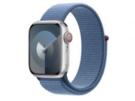 Apple Watch Series 9 GPS, 41mm (MR923QH/A) ezüst alumíniumtok, télkék sportpánt