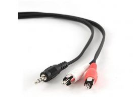 GEMBIRD 3,5mm Jack - 2x RCA Audio kábel, 1,5m (CCA-458)