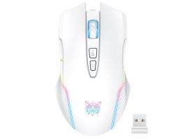 Onikuma CW905 2.4G vezeték nélküli gamer egér, fehér