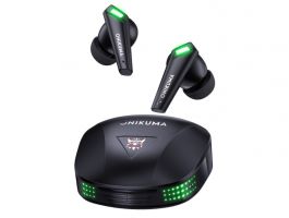 Onikuma T308 TWS vezeték nélküli gamer fülhallgató, fekete