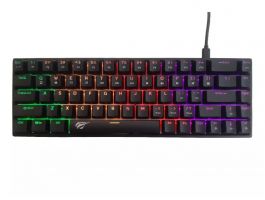 Havit Gamenote KB881L Mechanikus Gamer Billentyűzet, fekete - Angol kiosztás