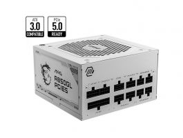 MSI MAG 850W 80+ Gold moduláris, Gen 5.0 tápegység (MAG A850GL PCIE5 WHITE)
