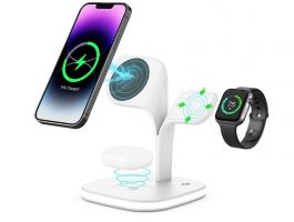 Boost 5 az 1-ben Vezeték nélküli MagSafe töltőállomás (YM-UD22 white) fehér