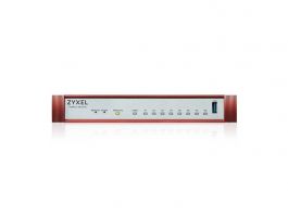 ZYXEL Tűzfal 8x1-GbE port + 1xUSB 3.0 + 1xkonzol port + 1 év Security Bundle, USGFLEX100H-EU0102F (USGFLEX100H-EU0102F)