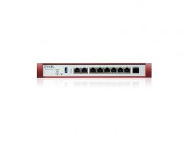 ZYXEL Tűztfal 2x2.5-GbE port + 6x1-GbE +1xUSB 3.0 + 1konzol port + 1 év Security Bundle (USGFLEX200H-EU0102F)