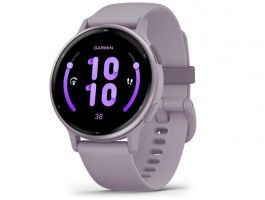 GARMIN Vívoactive 5 okosóra (010-02862-13) orchidea, szilikon szíjjal