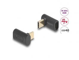 DELOCK USB 40 Gbps Type-C male > female átalakító, 90 fokos (60246)