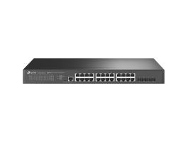 TP-LINK Switch 24x2.5Gbps + 4x10G SFP+ + 1xkonzol port Menedzselhető Rackes, SG3428X-M2