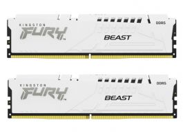 Kingston FURY Beast White EXPO 32GB (Kit-of-2) DDR5 6000MHz CL36 Memória (KF560C36BWE2K2-32)
