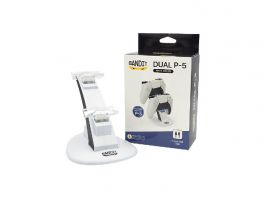 Bandit Playstation 5 Dual Sense kontroller töltőállomás - fehér