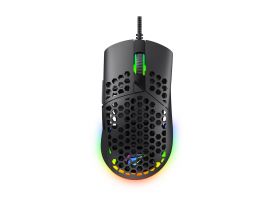 Havit MS1036 RGB Gamer egér - fekete