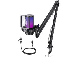 MAONO DGM20S USB Streamer/Gamer mikrofon kit RGB - fekete