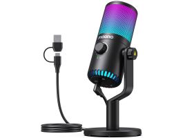 MAONO DM30 USB Streamer/Gamer mikrofon RGB - fekete