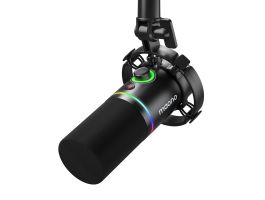 MAONO PD200X USB Dynamic Streamer/Podcast mikrofon RGB - fekete