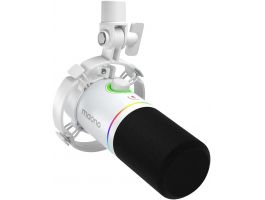 MAONO PD200X USB Dynamic Streamer/Podcast mikrofon RGB - fehér