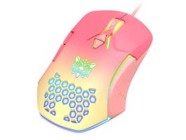 Onikuma CW902 Gamer egér - barack - pink