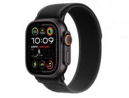 Apple Watch Ultra 2 GPS + Cellular (MX4V3CM/A) – 49 mm-es fekete titántok, fekete terep pánt - M/L