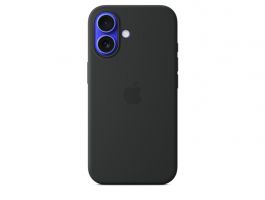 Apple iPhone 16 Accessory (MYY13ZM/A) Silicone Case with MagSafe - Black