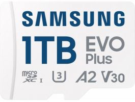SAMSUNG EVO Plus microSDXC kártya + Adapter, 1TB (MB-MC1T0SA/EU)