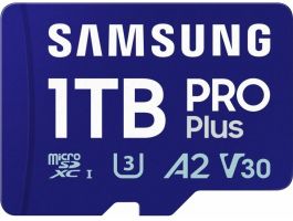 SAMSUNG PRO Plus microSD kártya, 1TB  + Adapter (MB-MD1T0SA/EU)